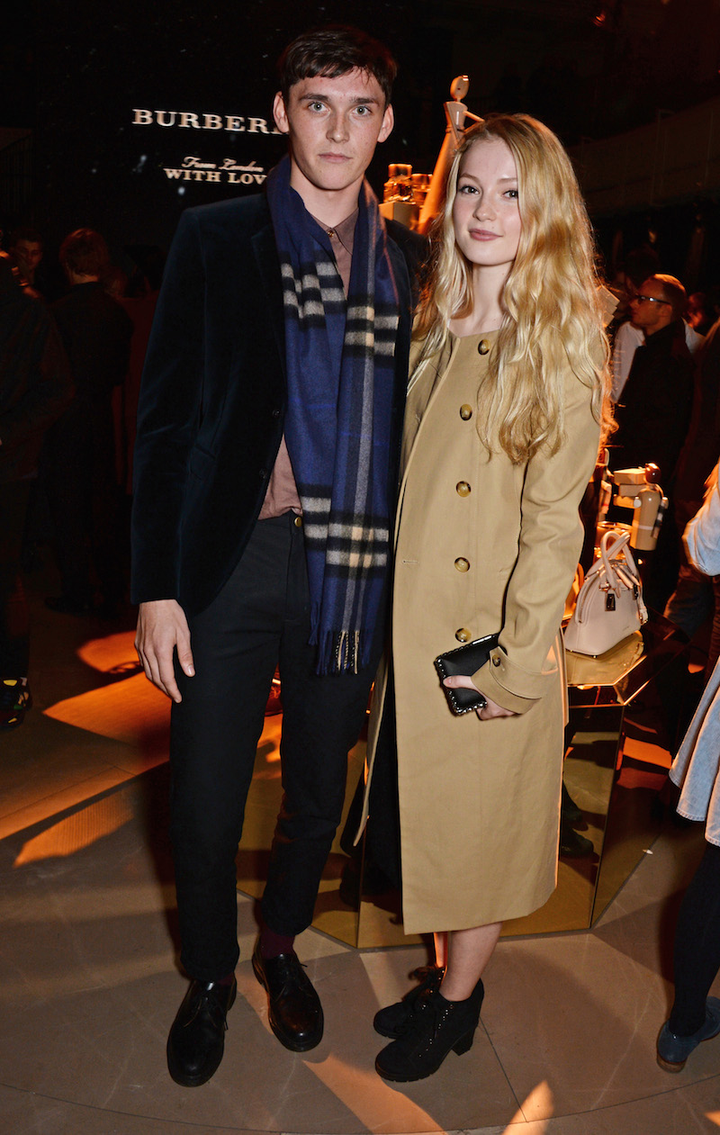 Burberry Celebrates The Launch Of The Burberry Festive Campaign At 121 Regent Street In London